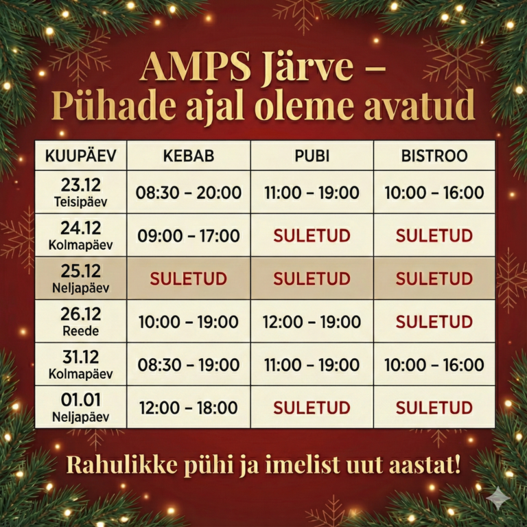 amps järve ajad